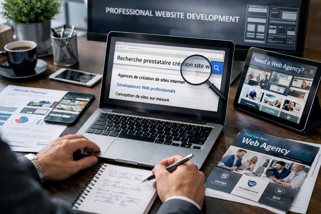 critères de selection entreprise création site internet